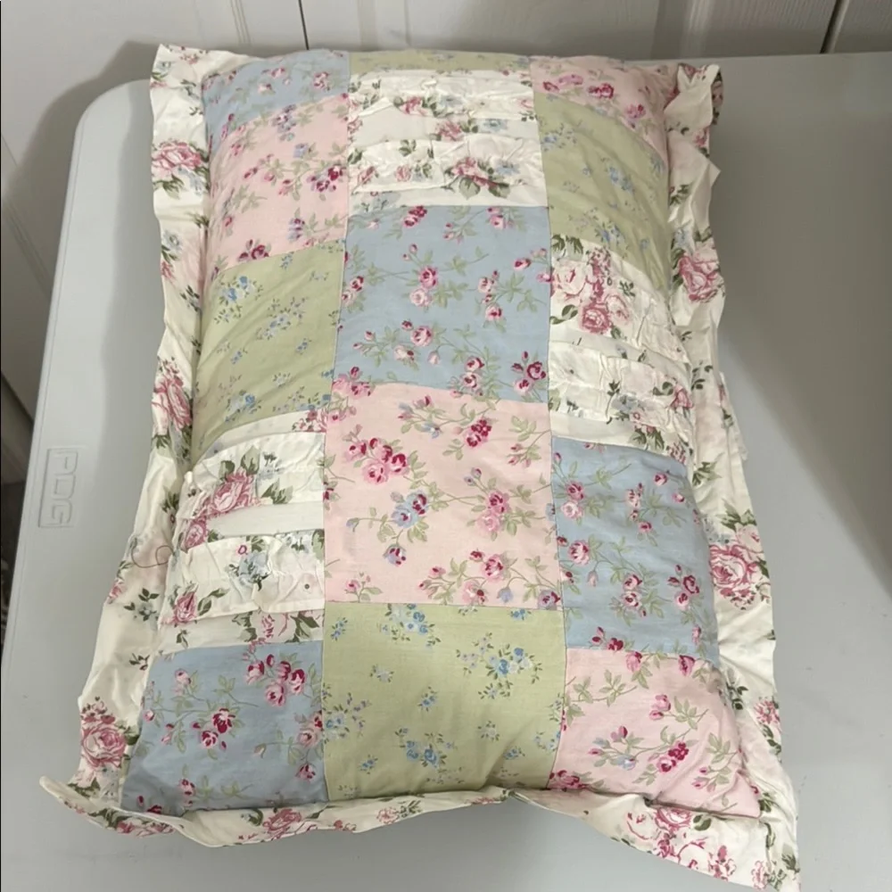 Simply Shabby Chic Pastel Floral Pillow - Picture 1 of 3